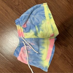 Tie dye shorts